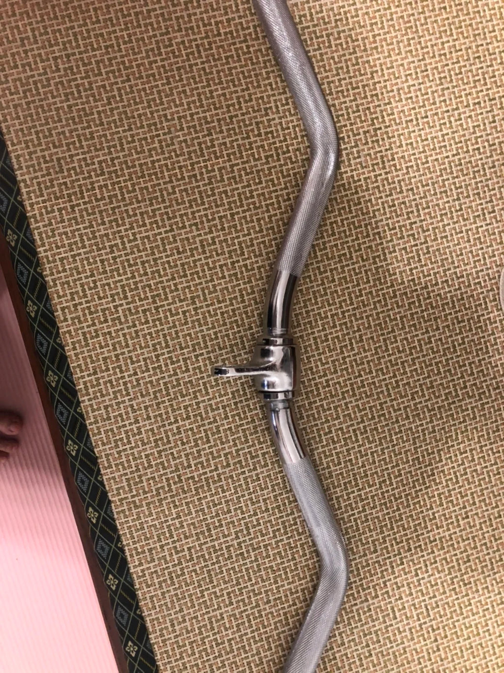 Gym Home Equipment Accessories Lat Pull Down Bar，Chrome-plated Surface Anti-rust High Load-bearing Fitness Tricep Rope Training