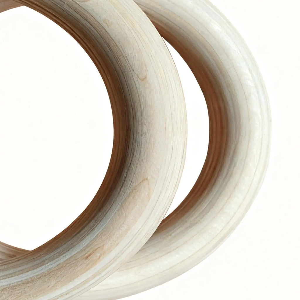 Rings Gymnastics 2 Pieces Calisthenics Grips Equipment Fitness Training Rings For Home Gym Fitness Exercise Playground Indoor